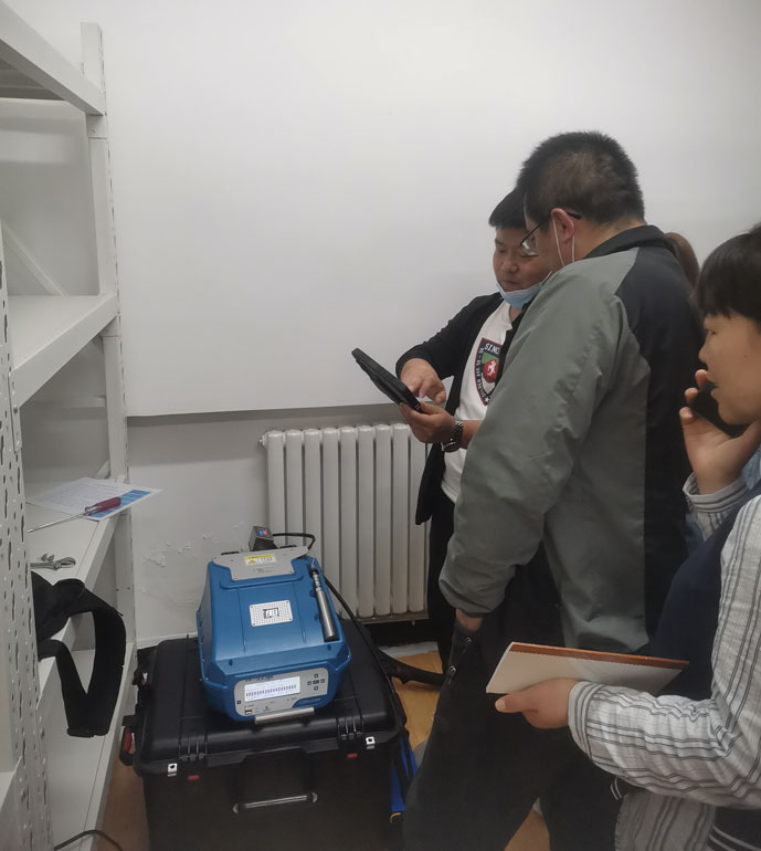 固原市生態環境監測站PF-300驗收培訓